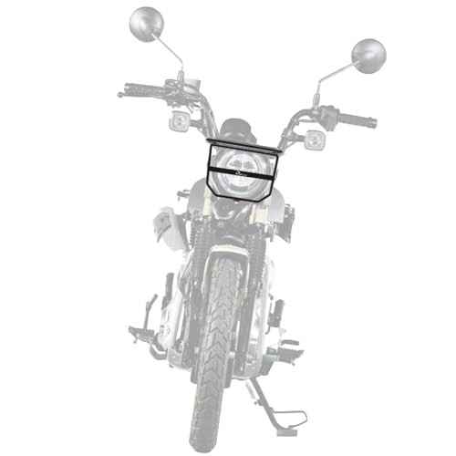 Motorcycle Front Luggage Storage Rack Bracket with Headlight Guard Function