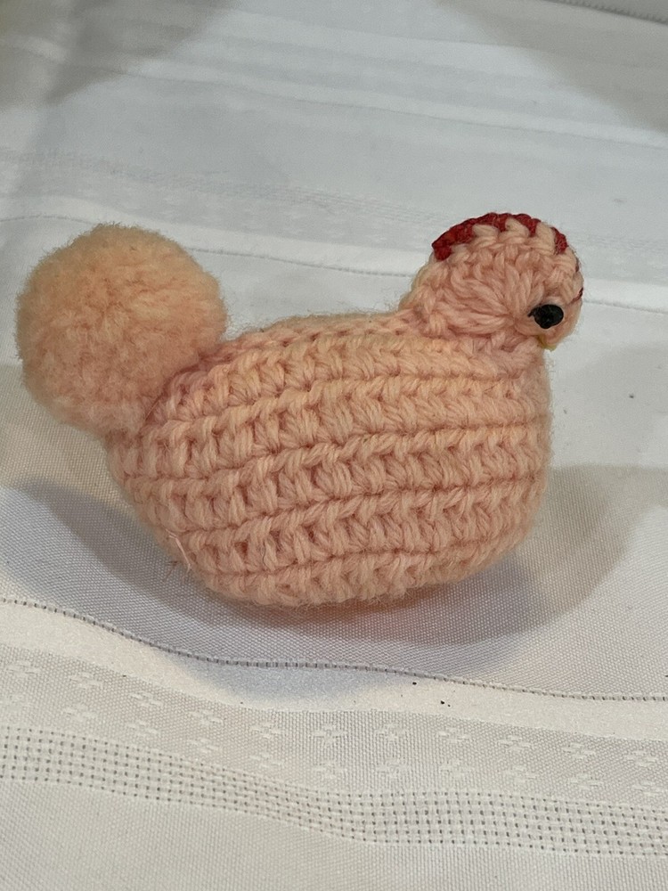 Crocheted Hen Chicken Vintage