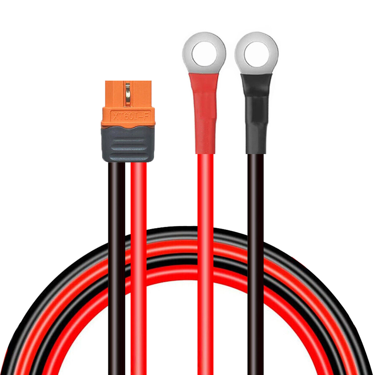 10 AWG XT60i Female to O Ring Terminal Cable Battery Solar Panel Charging Cable