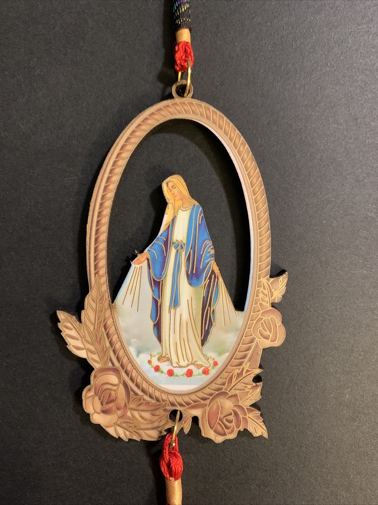 Car pendant Virgin Mary 12” Long
