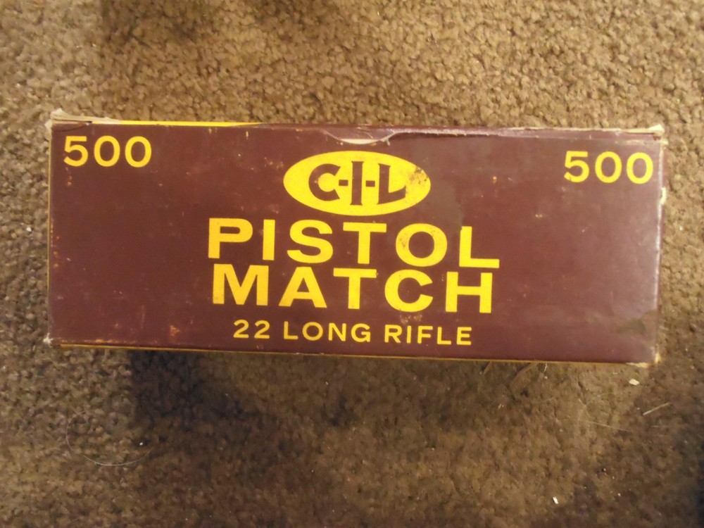 2 EMPTY 22 BRICK MINTS-Vintage .22 -EMPTY-PETERS-CIL PISTOL