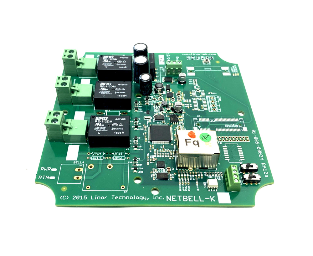 Linor Technology 01-805-00024 RA12a Network Bell System Control Board NETBELL-K