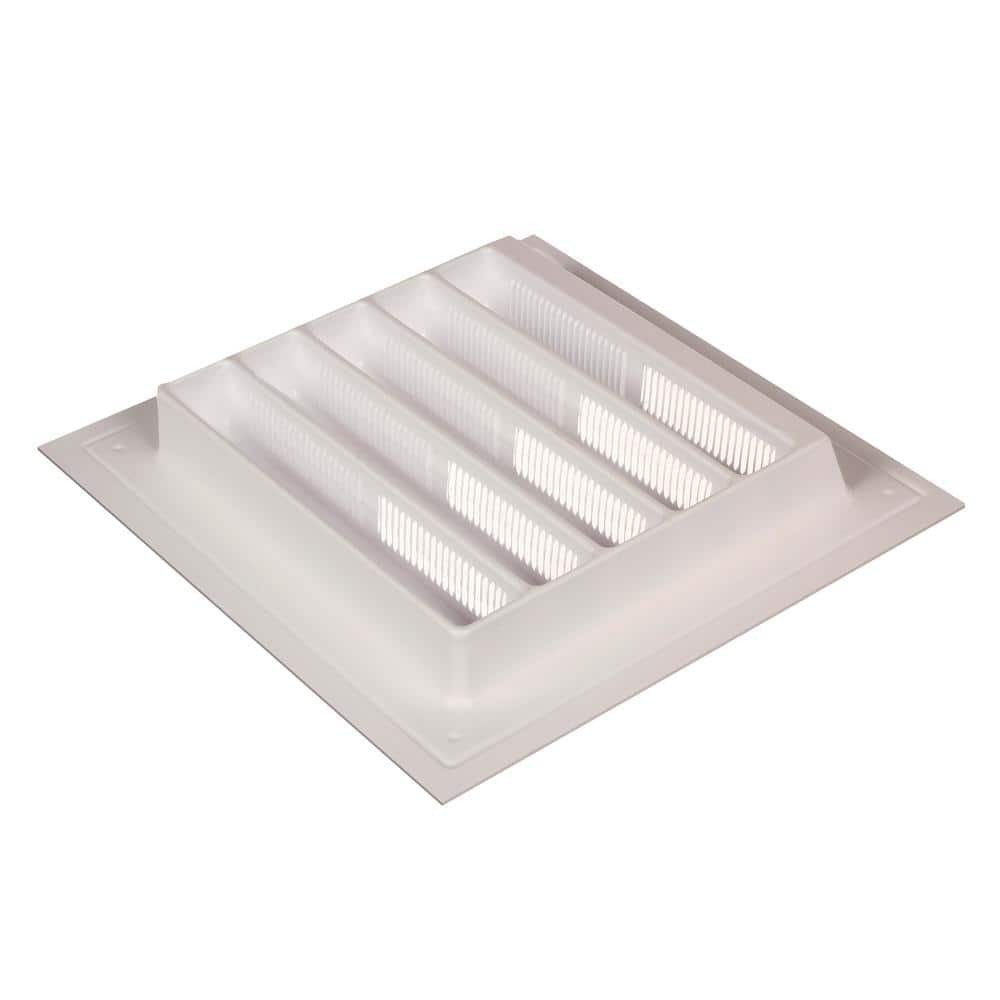 12" x 18" Plastic Wall Louver Static Vent in White - Efficient Ventilation