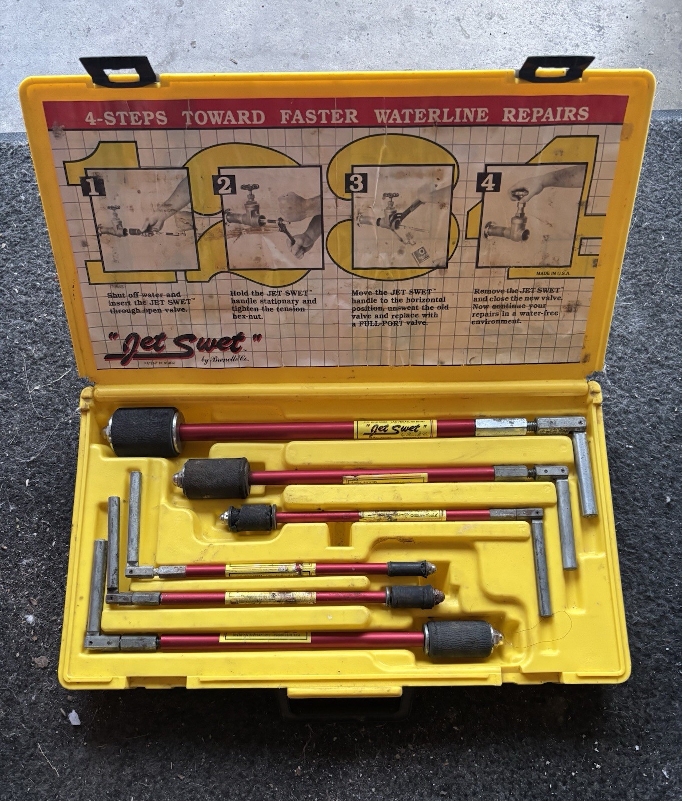 Jet Swet 6100 Kit - Sizes 1/2" through 2" Jet Swets (6 Tools)