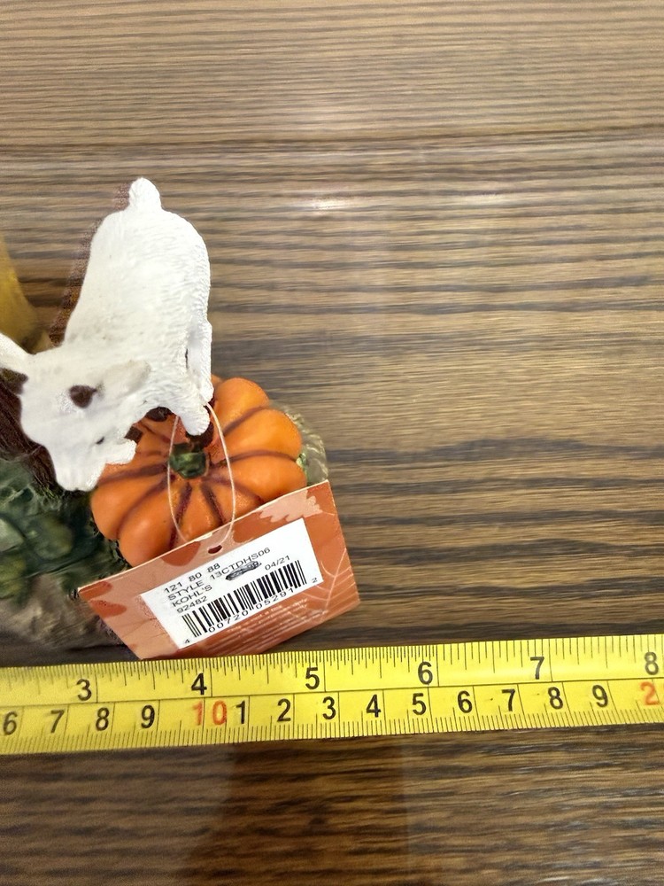 The Pumpkin Patch. Ceramic Figure Fall Season