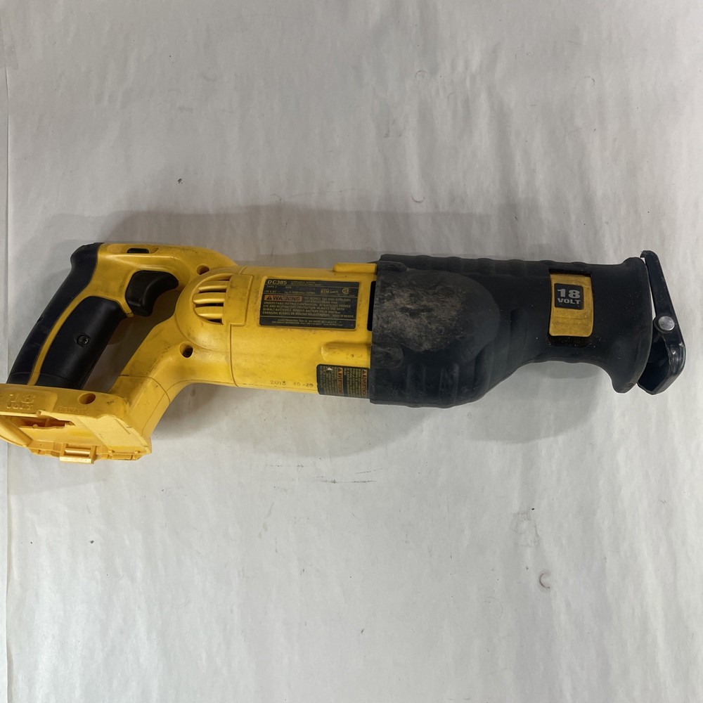 DeWalt DC385 18V Type 2 Variable Speed Reciprocating Saw Bare Tool ONLY Tested