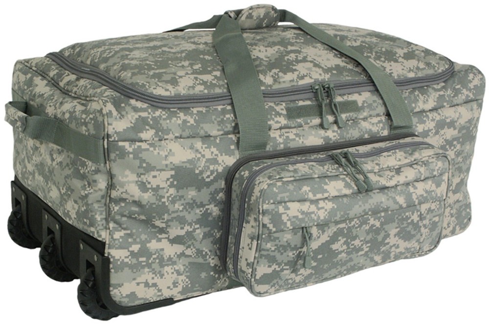 Code Alpha Army Digital Camo Deployment/Container Bag w/ Tri-Wheel