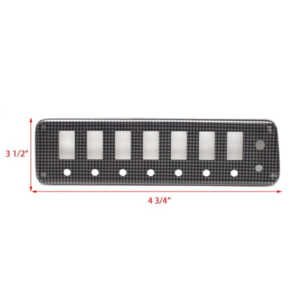 Godfrey Pontoon Boat Blank Switch Panel | Black
