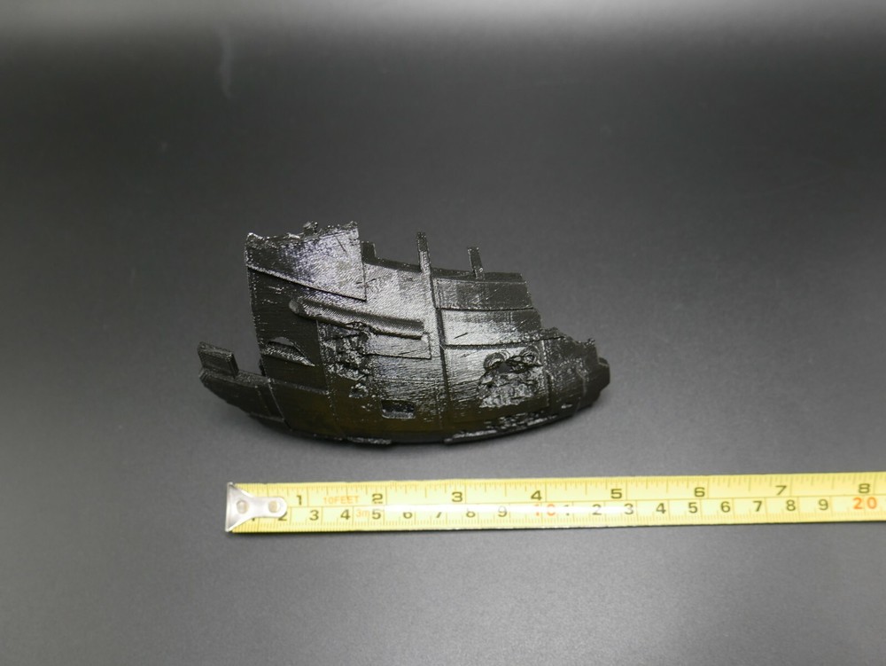 Tabletop Terrain Space Ship Crash Ruin Scifi Structure Scatter Terrain Walls