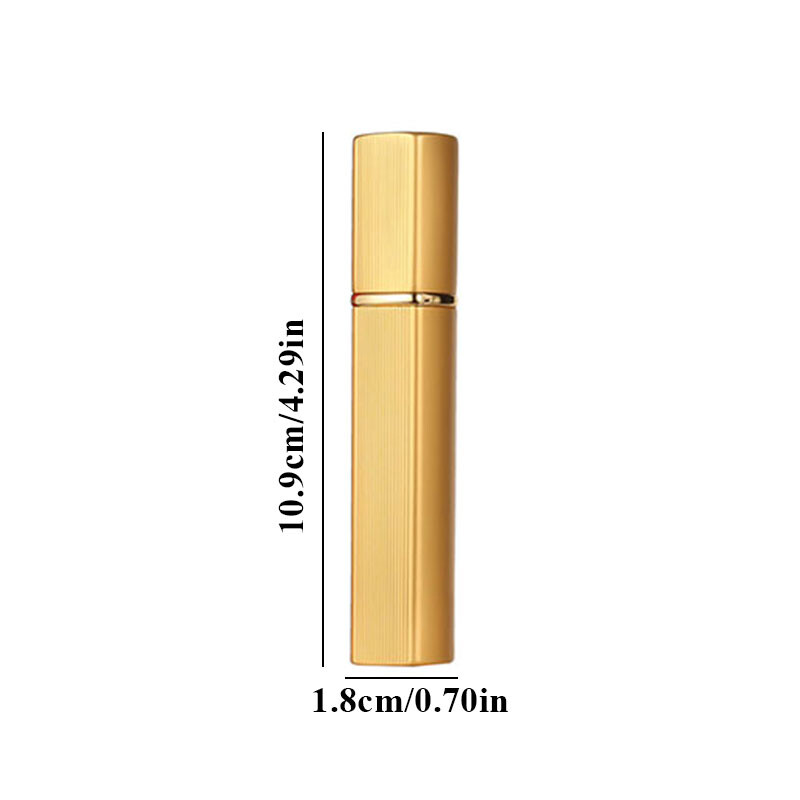 10/12ml Perfume Refillable Portable Spray Rotating Bottle Travel Empty Atomizer\