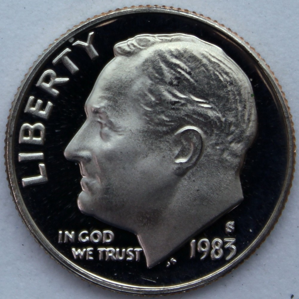 1983-S Proof Roosevelt Dime