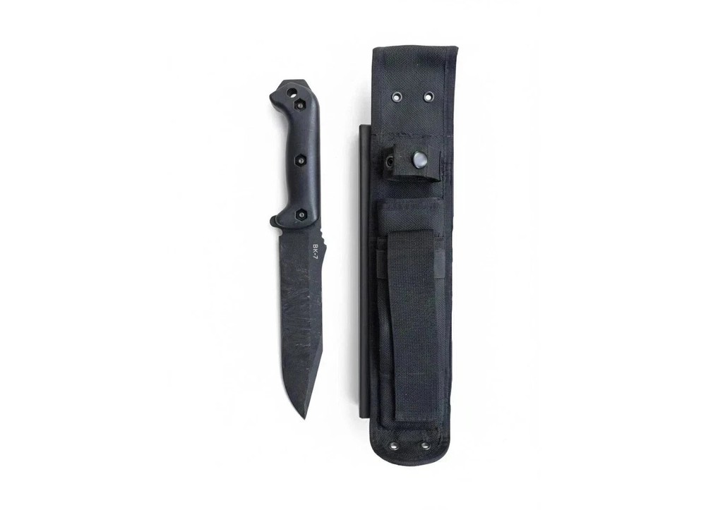 Ka-Bar Becker BK7 "Becker Combat Utility" 7" Fixed Blade Knife Bushcraft