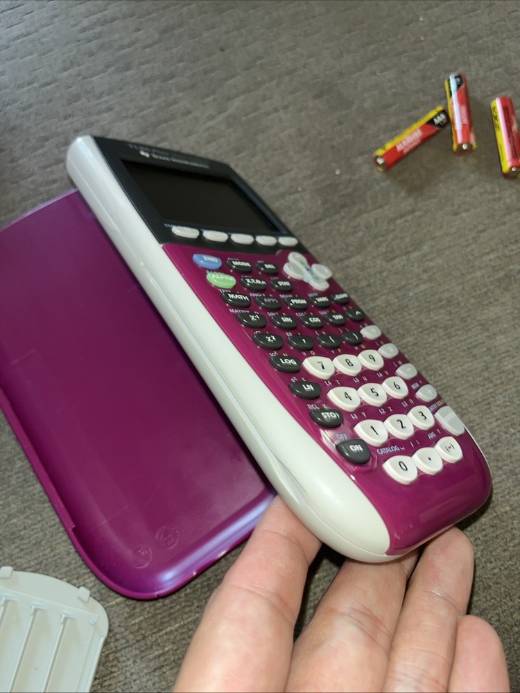 Texas Instruments TI-84 Plus Silver Edition Plum Purple - Excellent