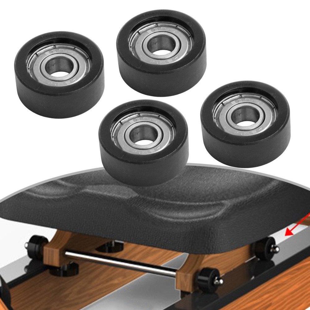 Smooth Rolling Replacement Wheels For Rowing Machines High Load Capacity