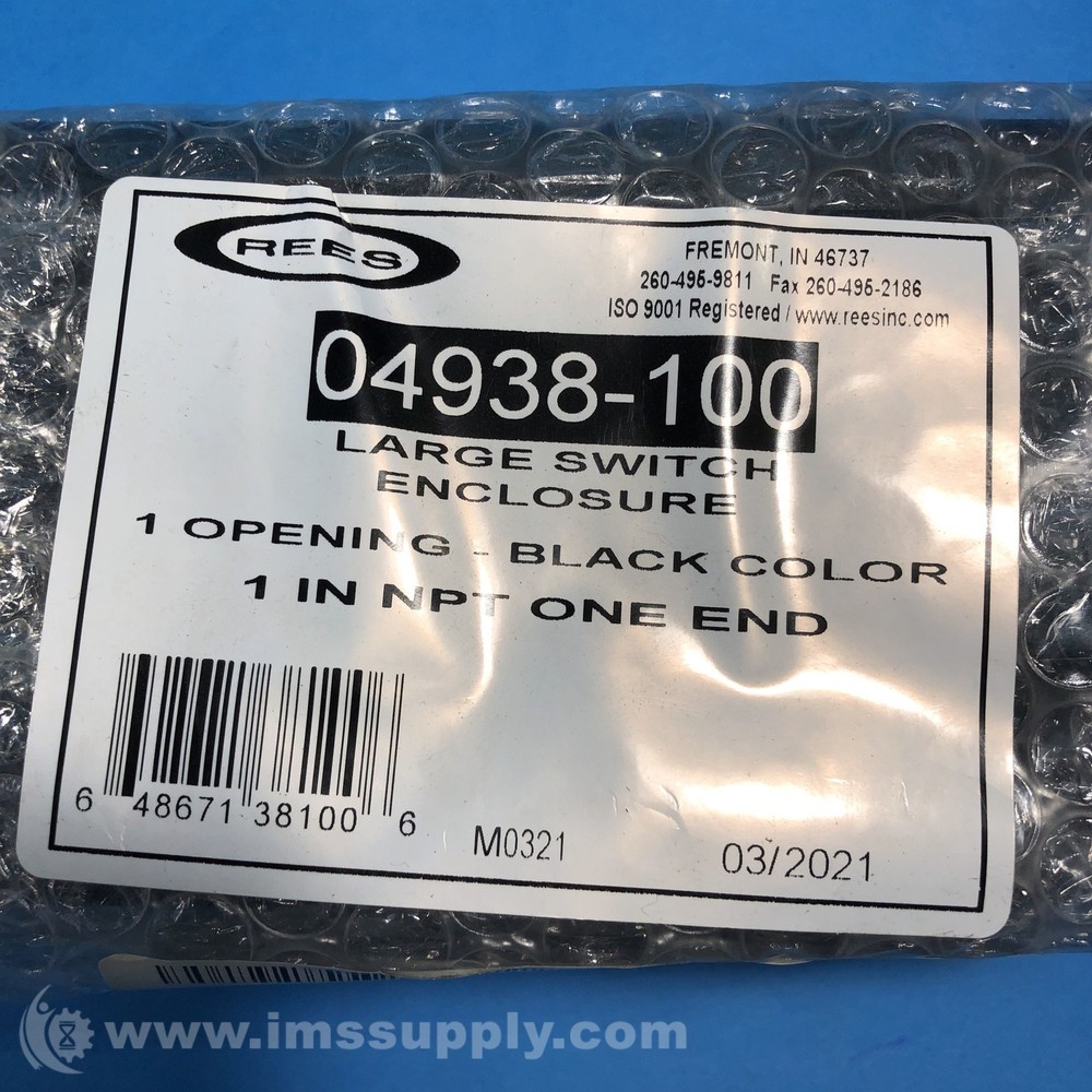 Rees 04938-100 Large Switch Enclosure FNFP