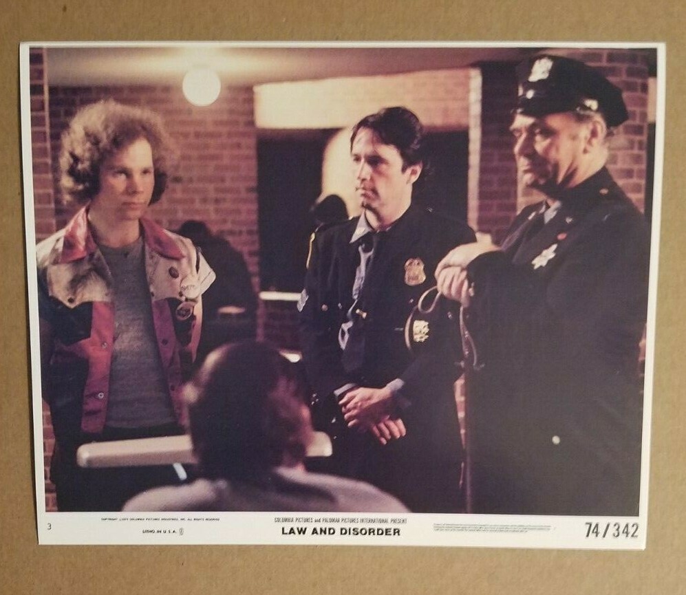 (2) LAW AND DISORDER 1974 27 x 41 Genuine 1-sheet posters Style "A" & "B" 74/342