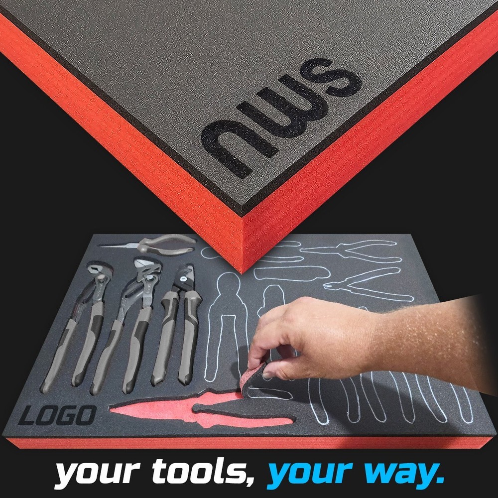 NWS shadow foam tool tray insert storage organizer toolbox tool kit set