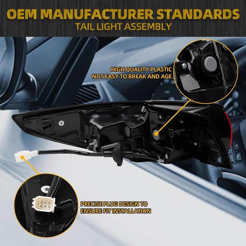 Tail Light Assembly Compatible with 2022-2024 Mazda CX-5 Right Passenger Side