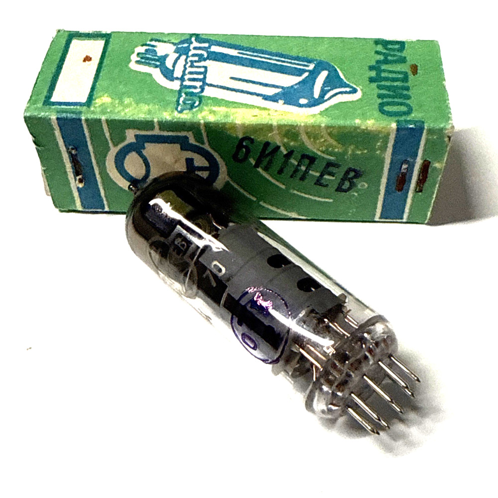 one Russian tube 6i1p-EV same as  ECH81 / 6AJ8  Dated 1970