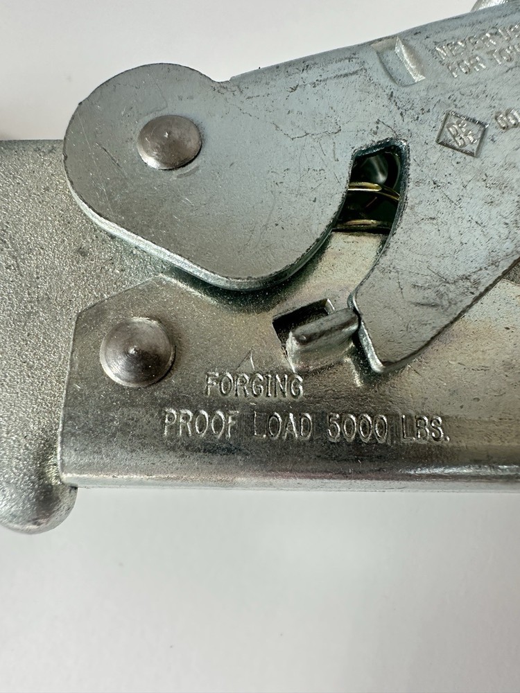 Self Locking Snap Hook Proof Tested @ 5000 LBS Forged Hook USA New