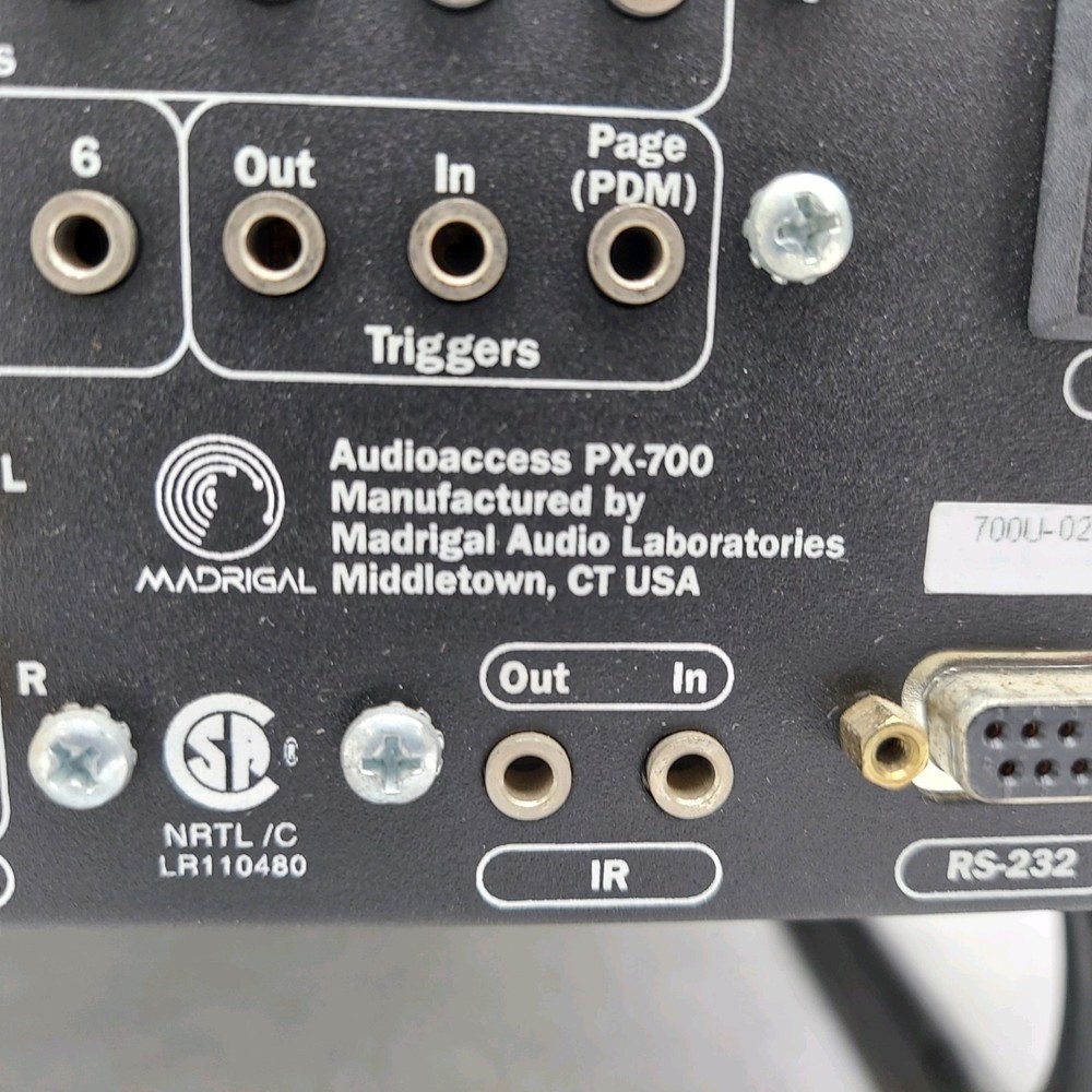 Audio Access PX-700 8-Source Multiroom Audio Controller