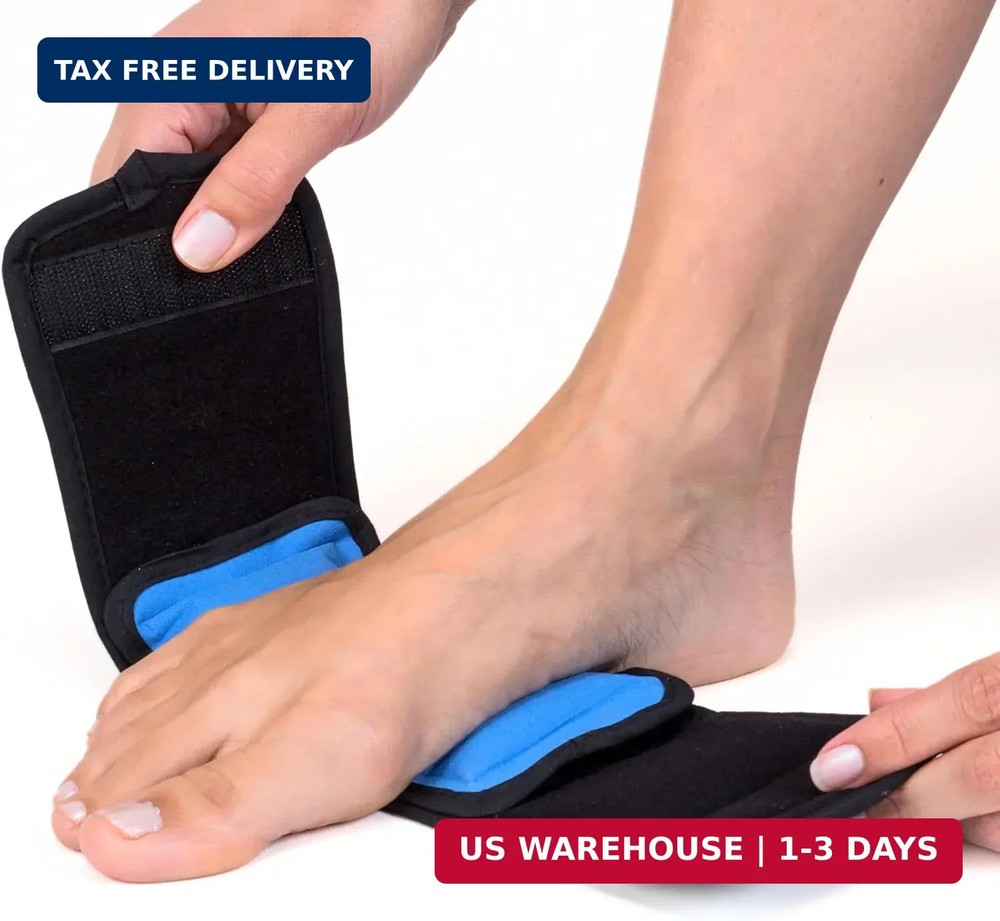 NatraCure Cold Therapy Wrap (Regular) with 14" Strap - 2 Pack - Small Reusable G