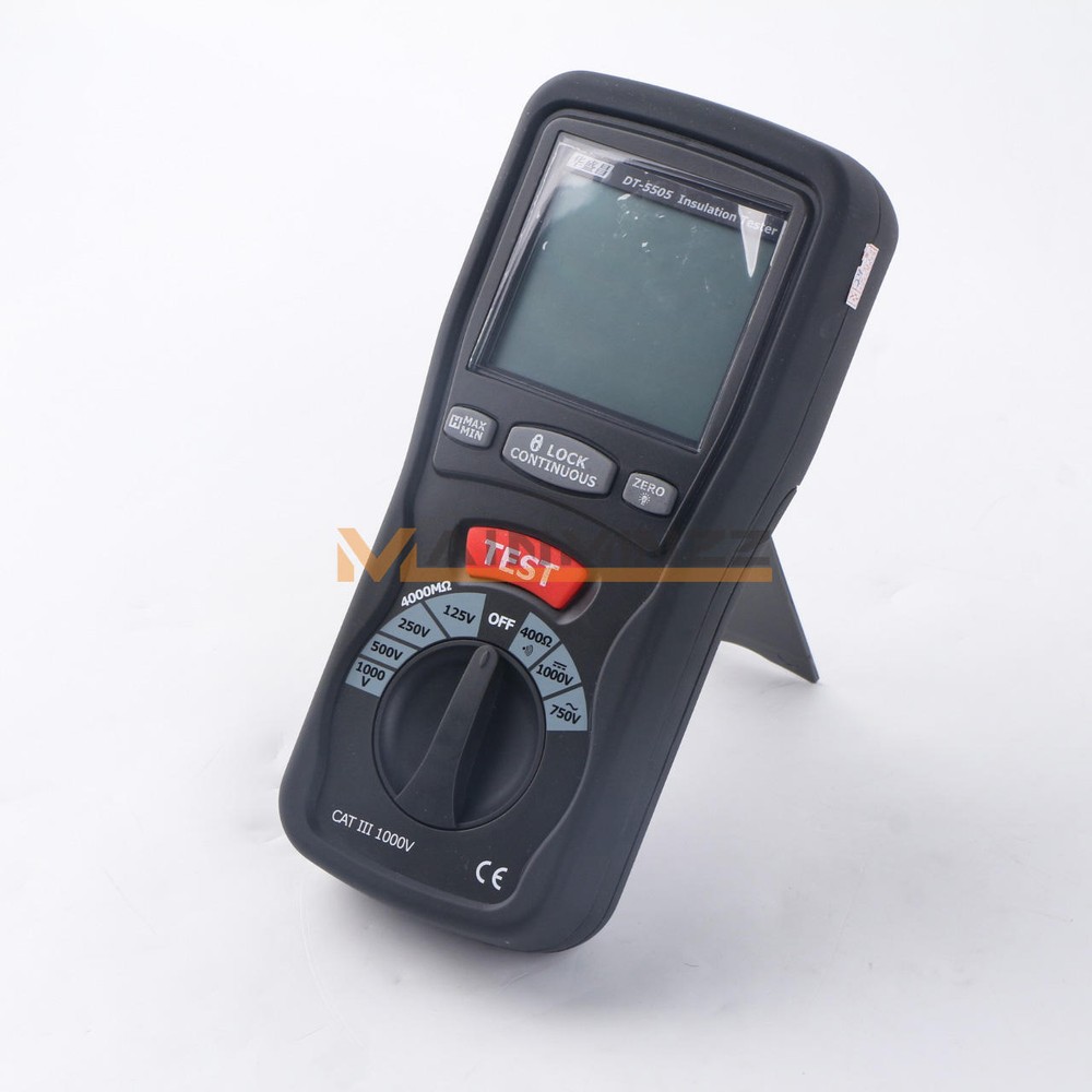 ONE NEW CEM DT-5505 Insulation Testers Large Dual Display with Backlight