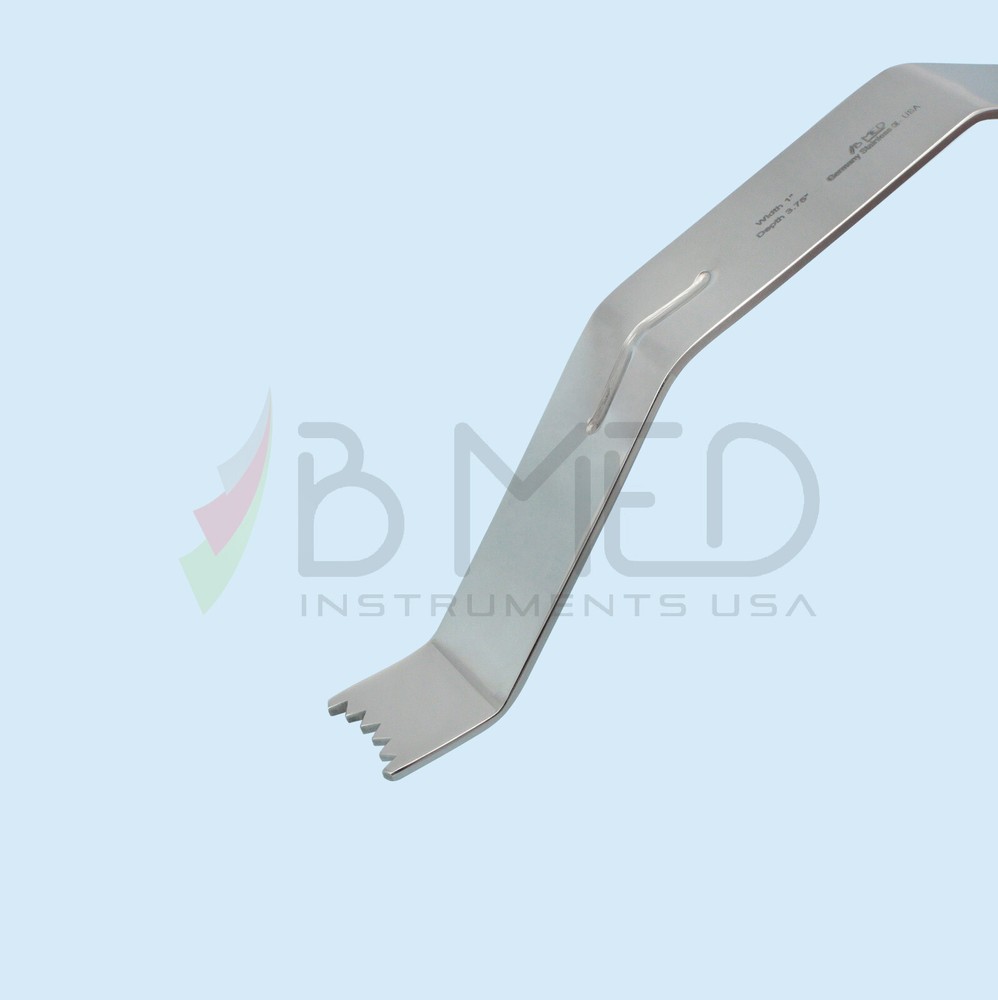 Evans Modified Fukuda Type Retractor Narrow Orthopedic 1" Blade Width