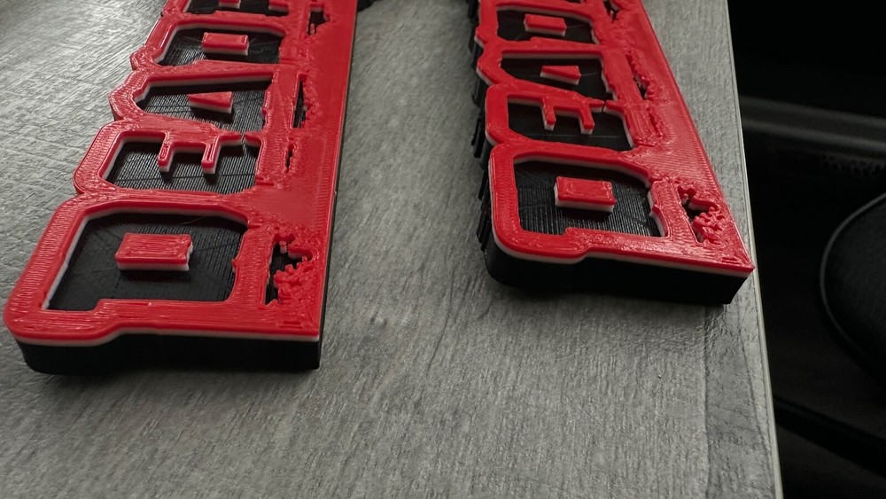 Deadpool PINBALL Mod BACK BOX HING MOD 3D LOGO( Sold as a PAIR)