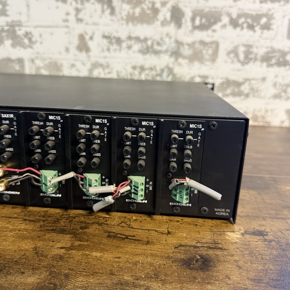 Fully Loaded - Bogen Power Vector VMIX - Audio Amplifier - SAX1R MIC1S