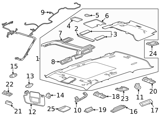 Genuine GM Insulator Pad 85072188