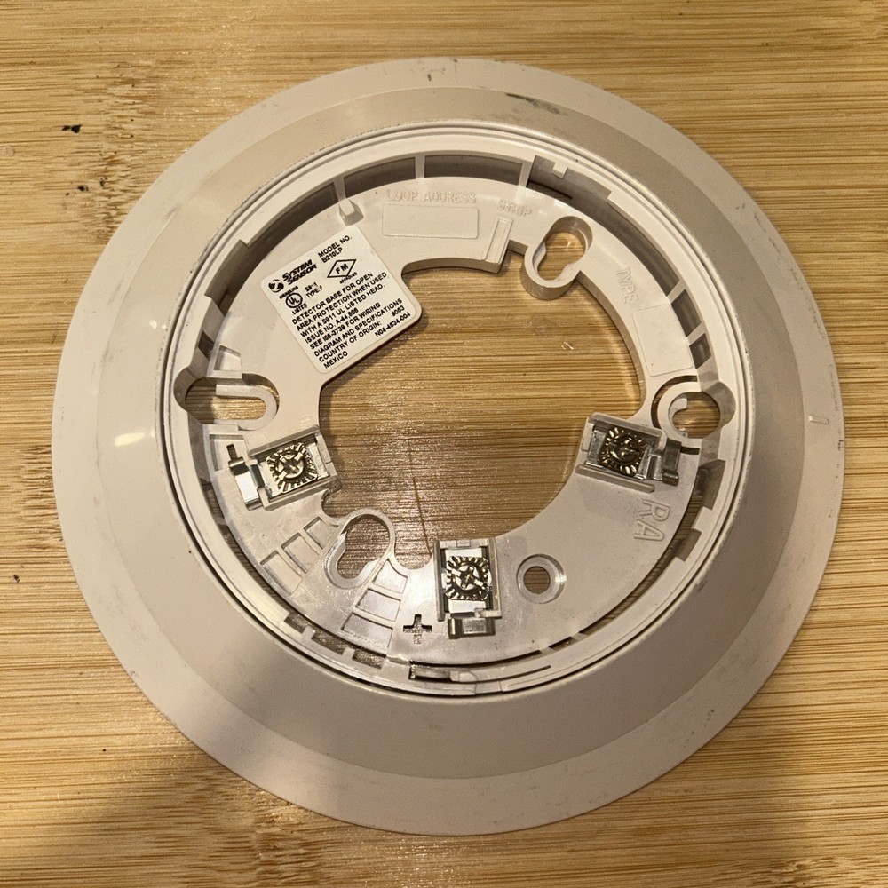 System Sensor B210LP Smoke Detector Ceiling Mount Base, O-37