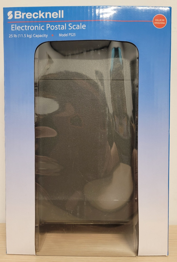 Brecknell Digital Postal Scale, 25 lb. Capacity (PS25 GRAY)
