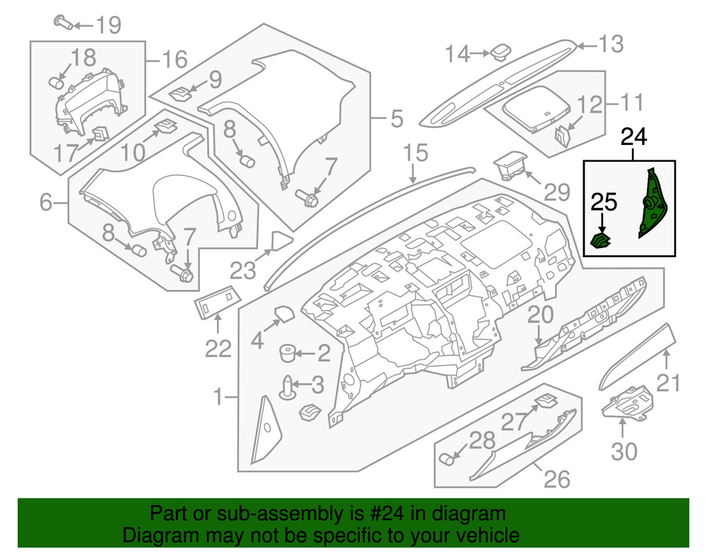 Genuine Ford Panel Instrument BA1Z-7804481-AA