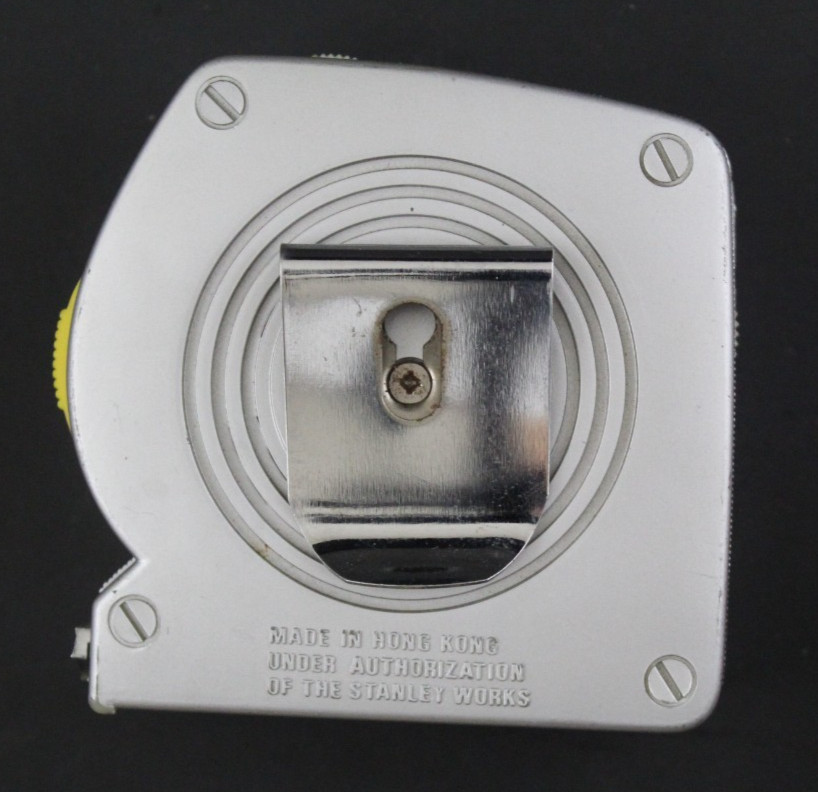 Vintage Stanley Powerlock Rule Tape Measure Am Radio - Works (E)