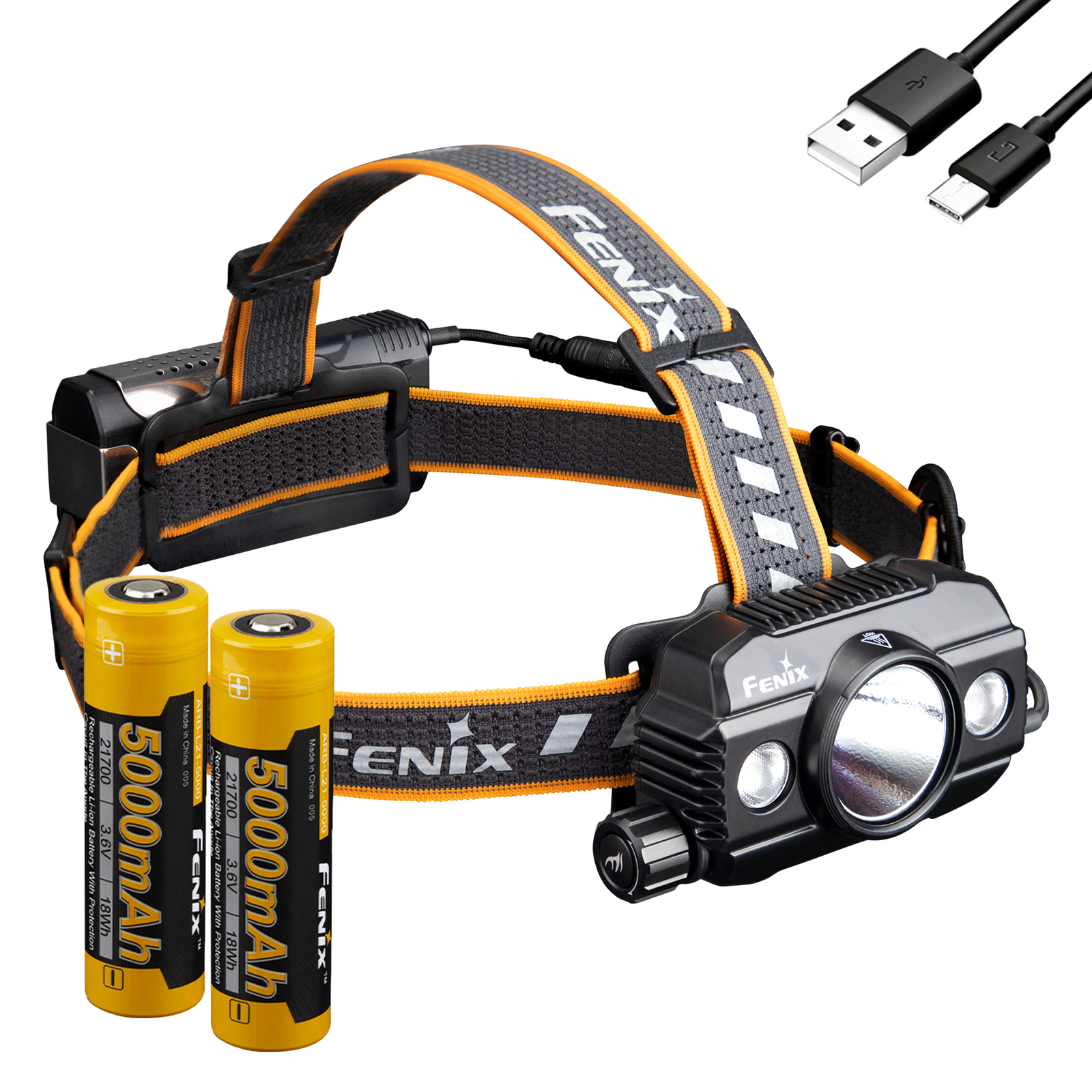Fenix HP30R v2.0 (Black) 3000 Lumen Spotlight & Floodlight Headlamp