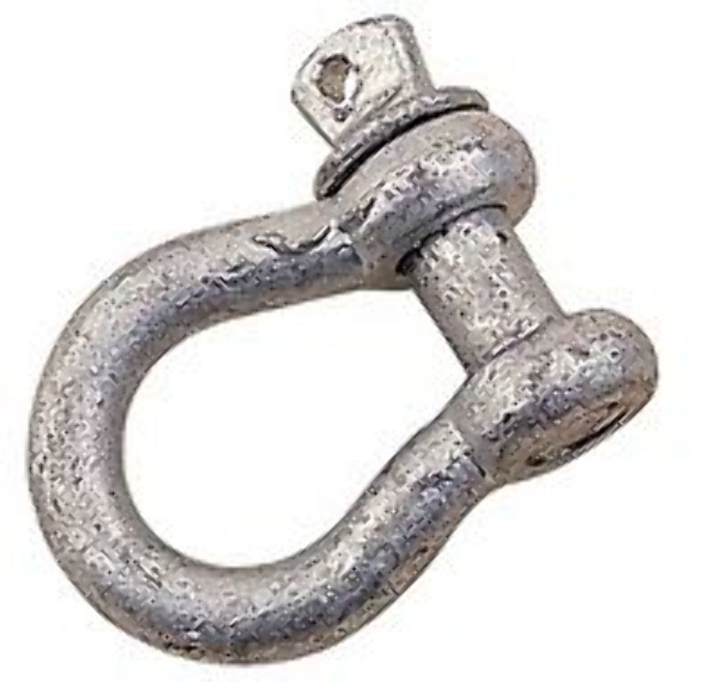 Anchor Shackle 1/4" Pin Galvanized