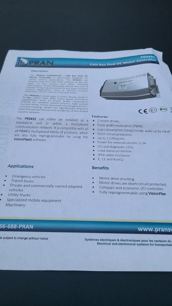 VMI Revability Vantage Mobility Control Module Toyota Module