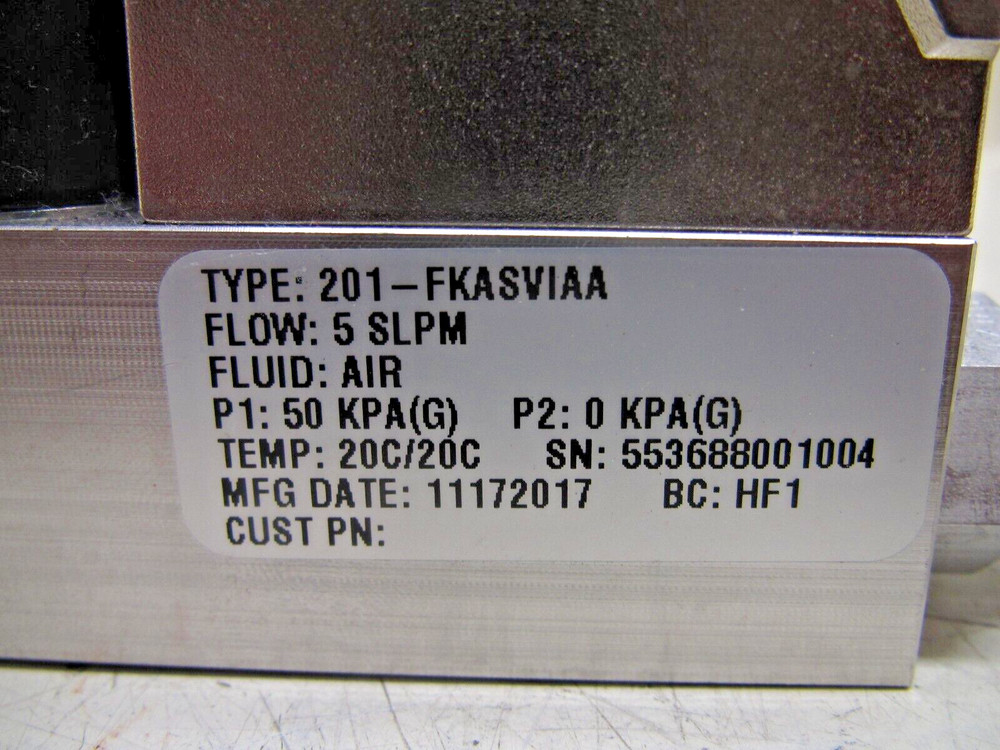 Porter Mass Flow Controller Type: 201-FKASVIAA FREE SHIPPING