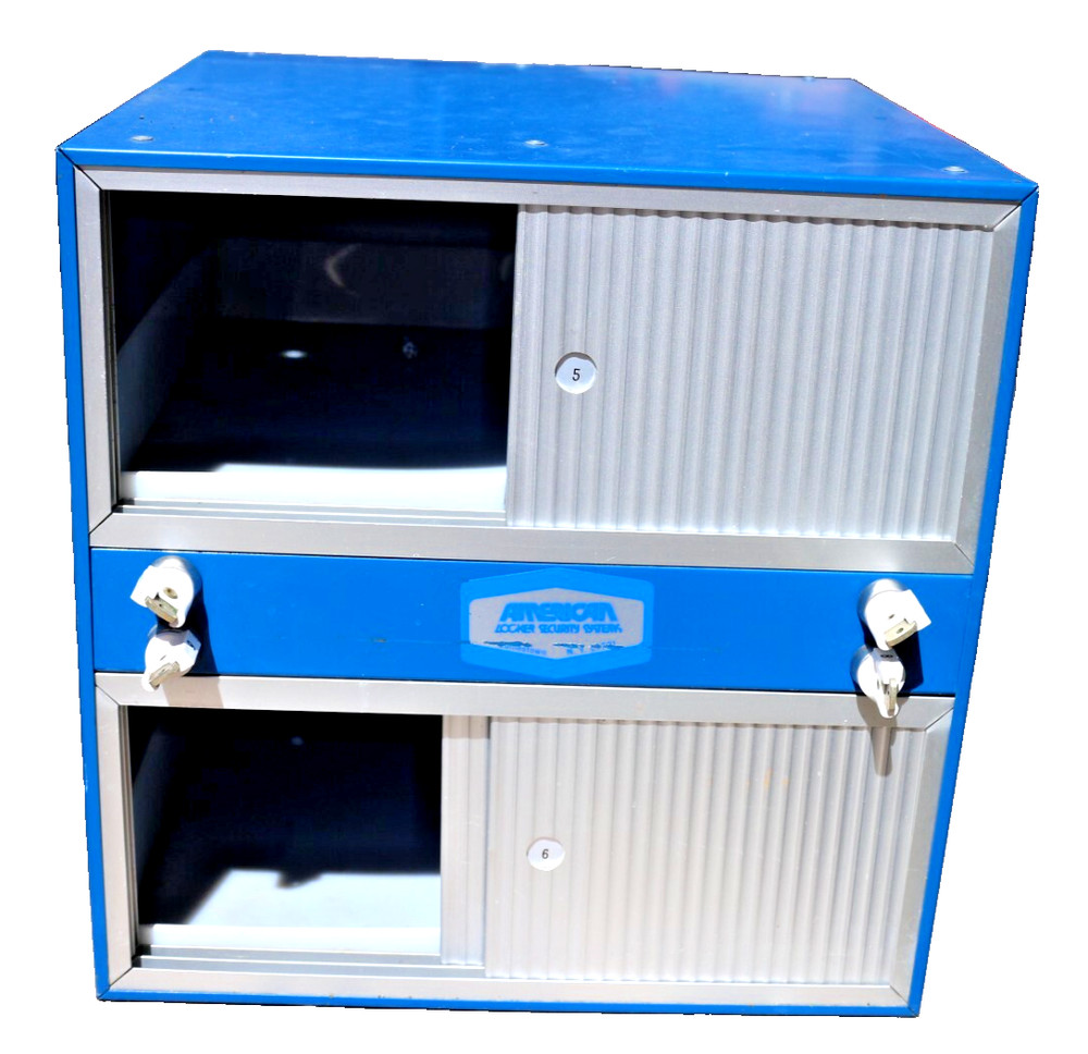 American Locker Security System 4-Door Gun Locker w keys
