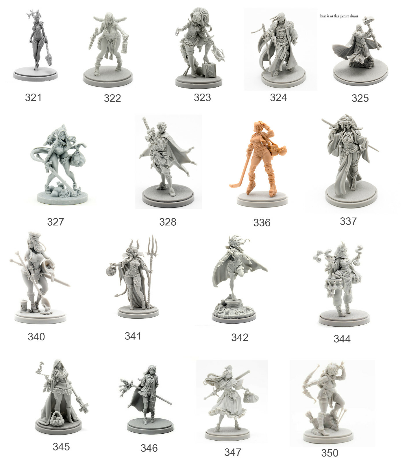 3-6-10-20-30-50 PCS, You Choose From 150 kingdom death Models 30mm Resin Unbuild