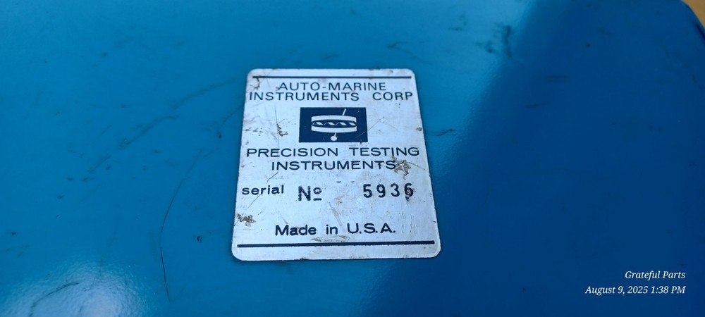 AMI Auto Analyzer Model 8555 Auto-Marine Instruments Corp Precision Testing 🇺🇸