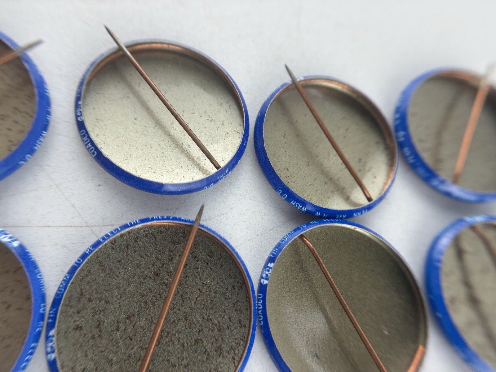 1972 NOS Lot of 15 PRESIDENT NIXON NOW MORE THAN EVER -Campaign Pin Back Buttons