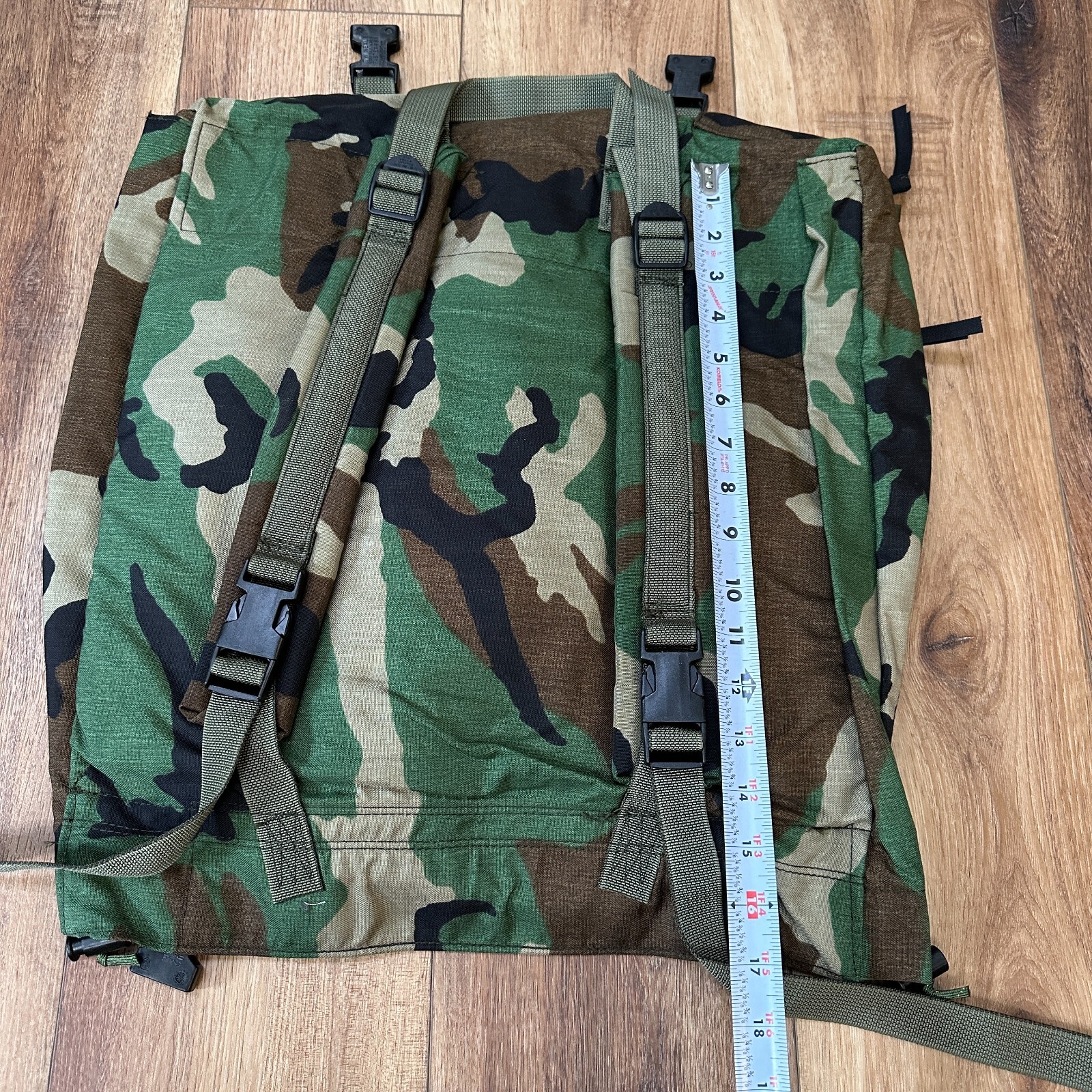 US Army M81 Woodland Camo Combat Patrol Pack Radio Carrying USA Vintage USGI NOS