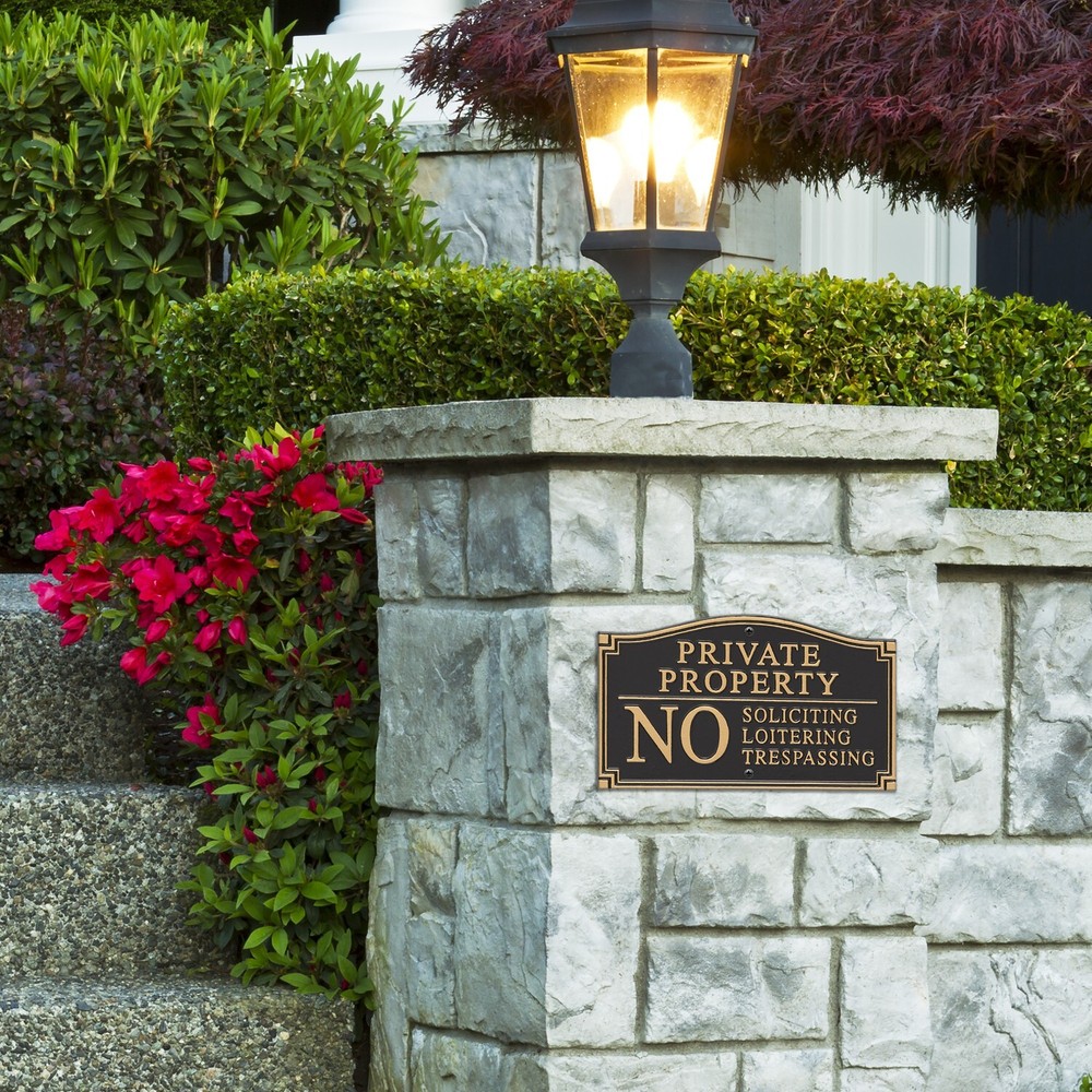 Private Property Lawn/Wall Statement Sign