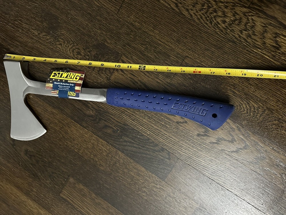 Estwing Campers 18.75 Axe E44A Shock Reduction Grip. (47)
