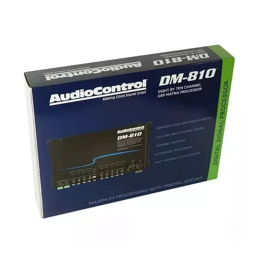 AudioControl DM-810 DSP Matrix Digital Signal Processor 8-CH Input/10-CH Output