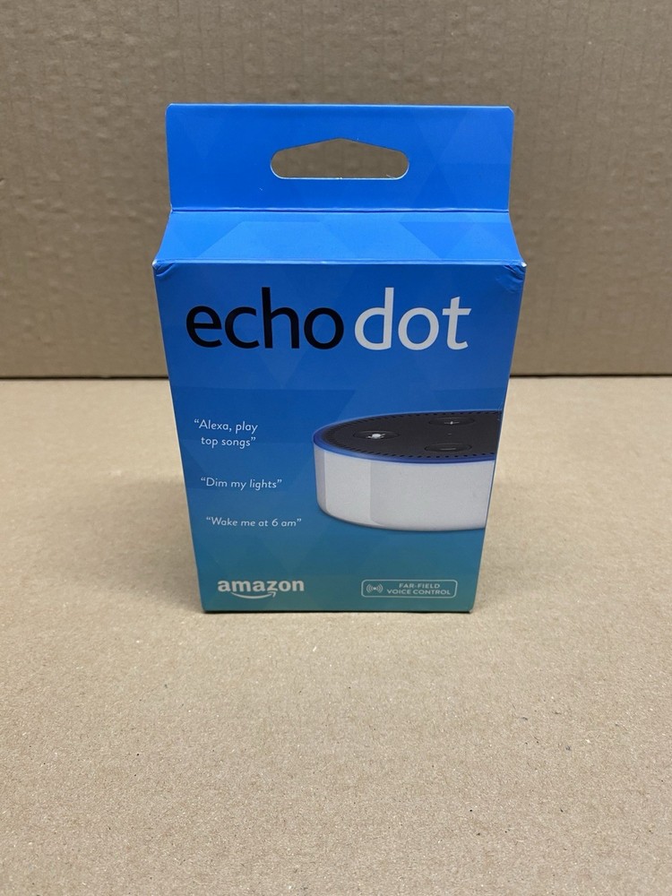 NEW Open Box Amazon Echo Dot (2nd Generation) Smart Assistant - White. Free Ship