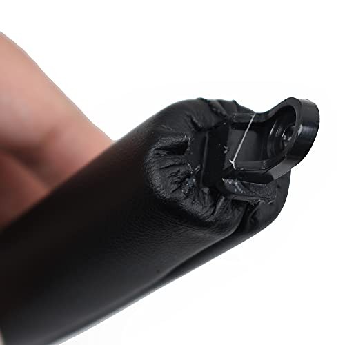 Interior Car Front Right Left Driver Door Leather Pull Handle Replacement Black