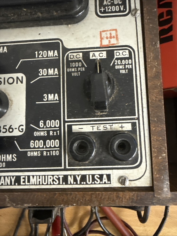 PRECISION APPARATUS CO. - Series 856-G / MULTI RANGE TESTER ~ Untested